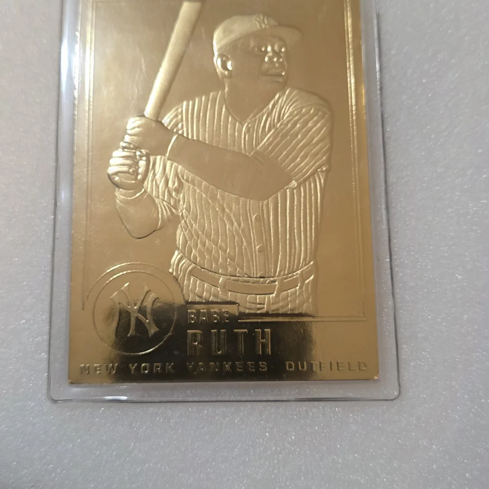 Gold Baseball Card - Picture 2 of 8
